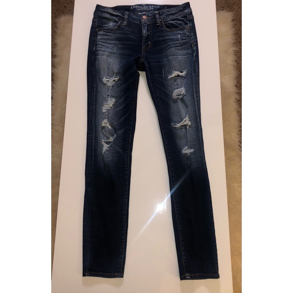 American Eagle Ultra Distressed Skinny Jean